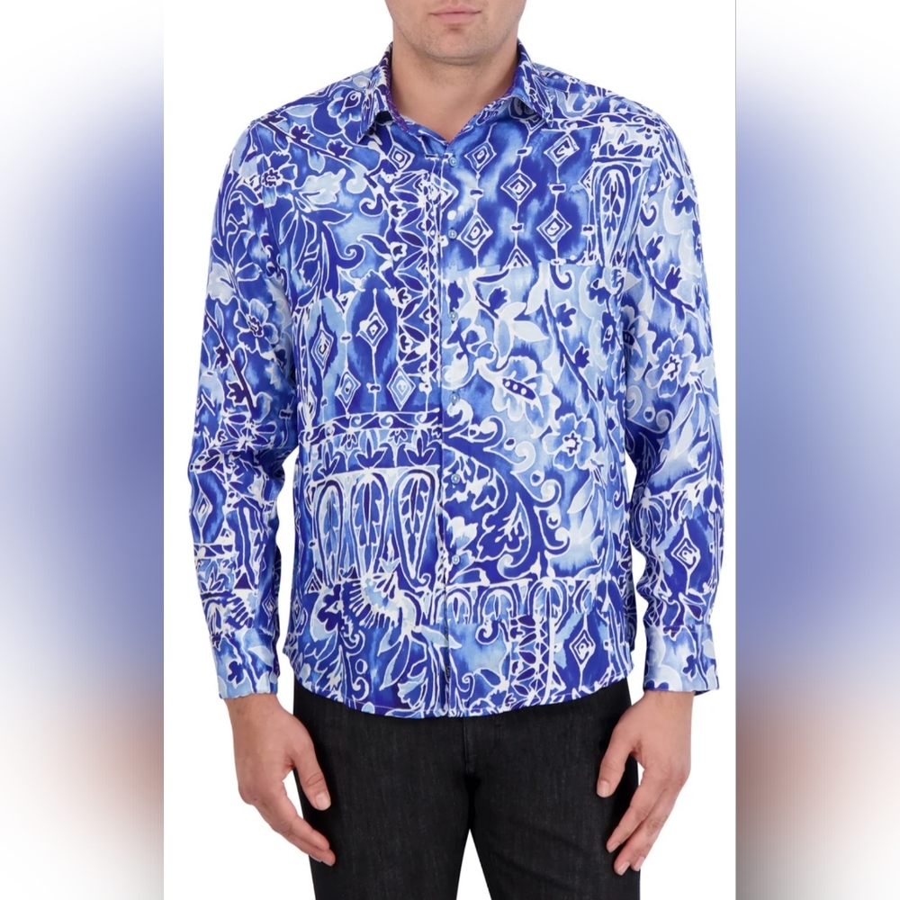 Robert Graham Limited Edition: Jaipore Size M NWT: 498